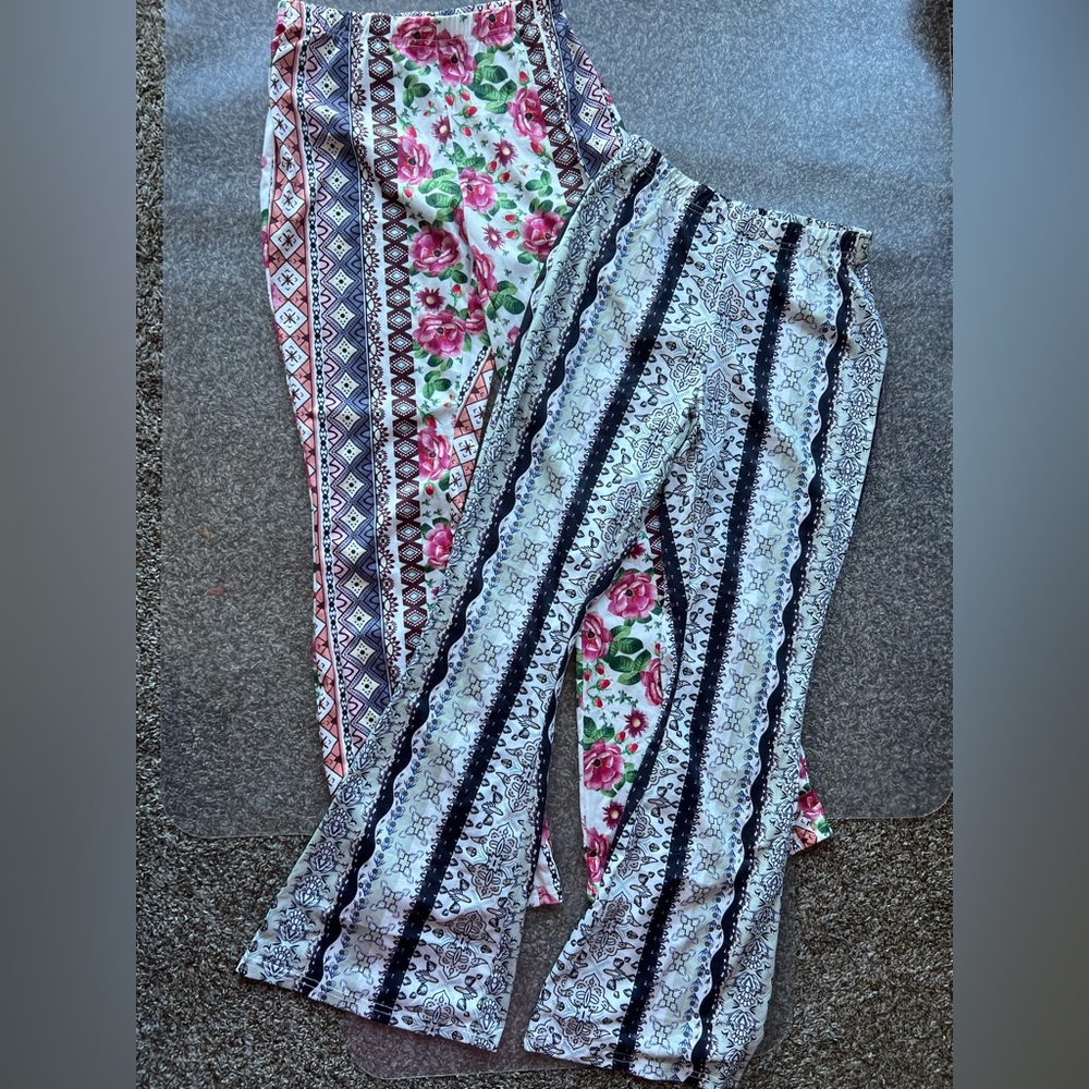 Two Women Small Bell Bottom Flare Palazzo Pants